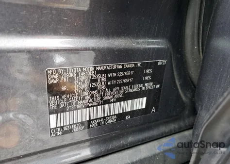 2023 Toyota Rav4 Le from USA, damaged, VIN 2T3F1RFV1PW406731